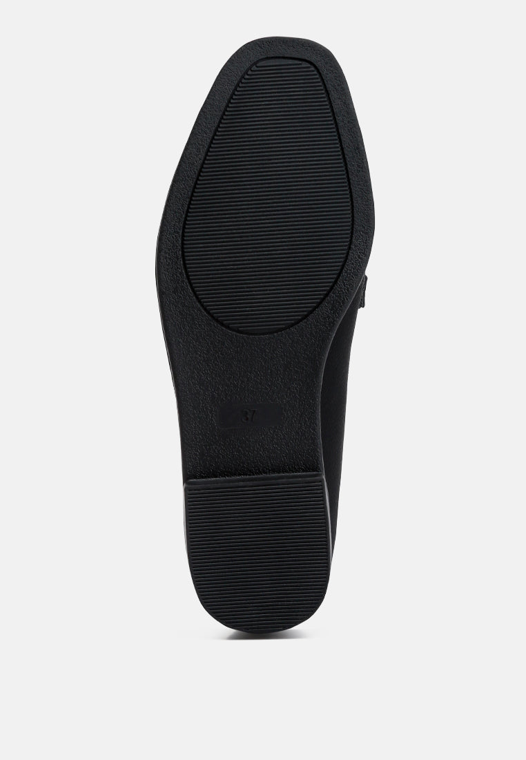 Fable Horsebit Embellished Flat Loafers - Image 3