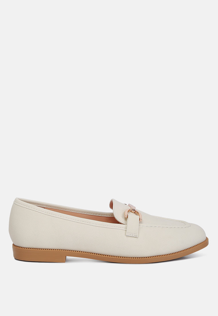 Fable Horsebit Embellished Flat Loafers - Image 7
