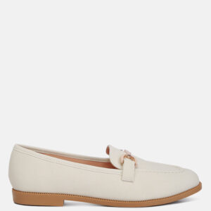Fable Horsebit Embellished Flat Loafers