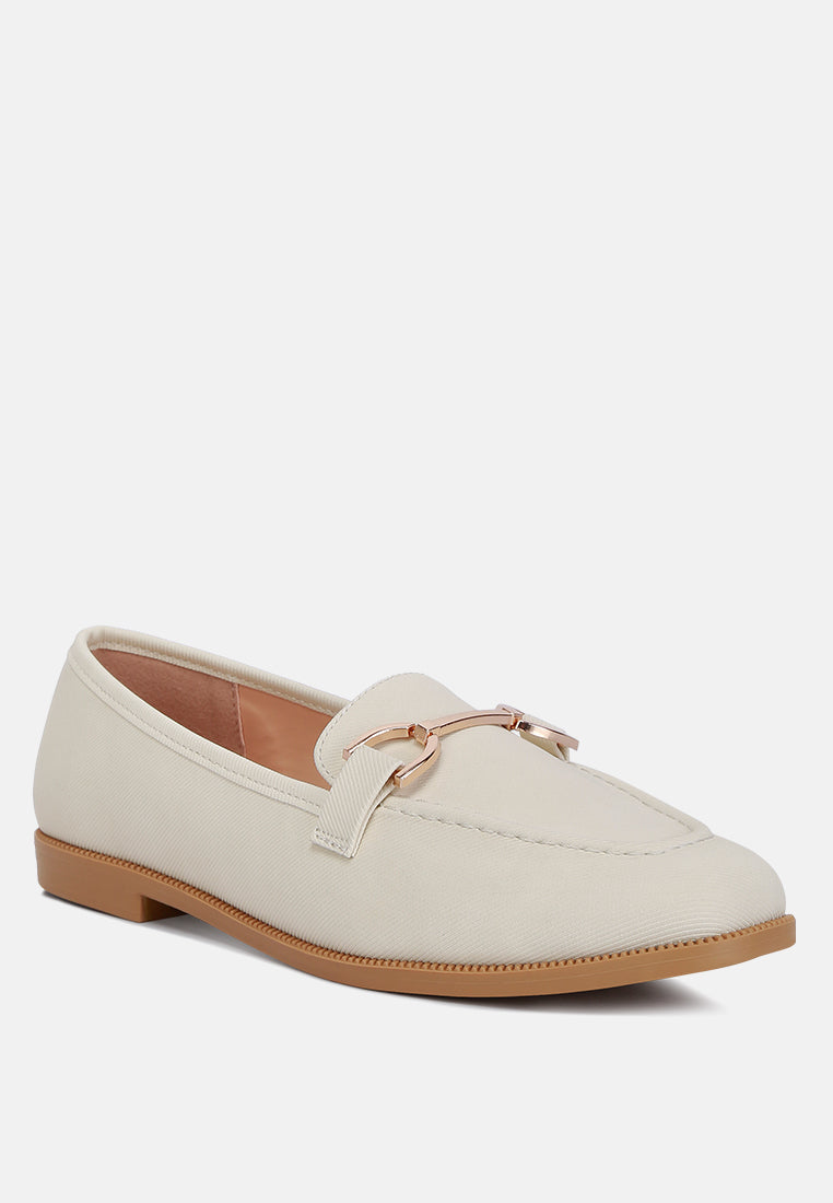 Fable Horsebit Embellished Flat Loafers - Image 5