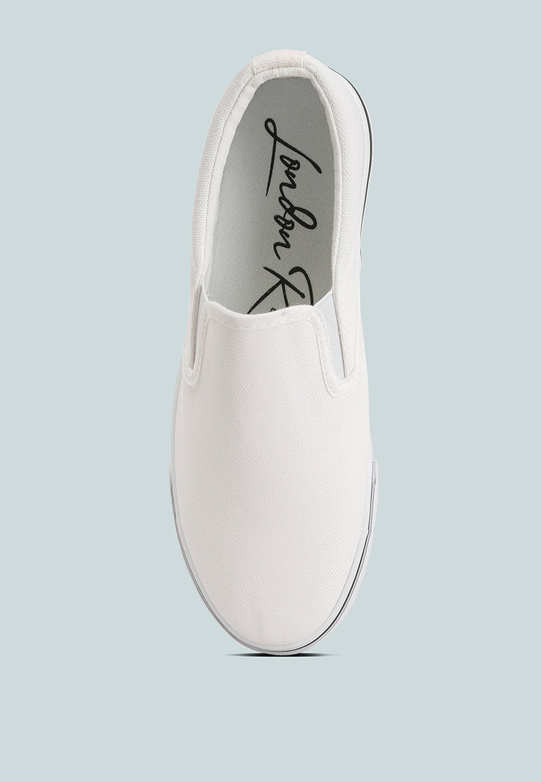Laszlo Canvas Slip On Sneakers - Image 4