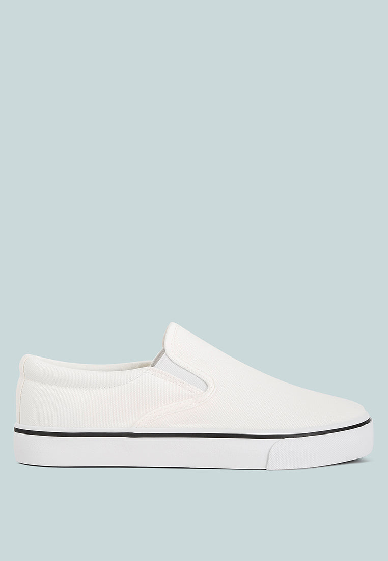 Laszlo Canvas Slip On Sneakers - Image 10