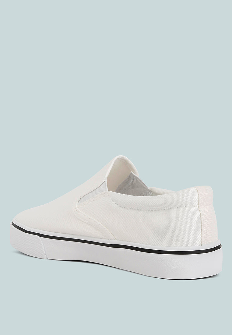 Laszlo Canvas Slip On Sneakers - Image 3