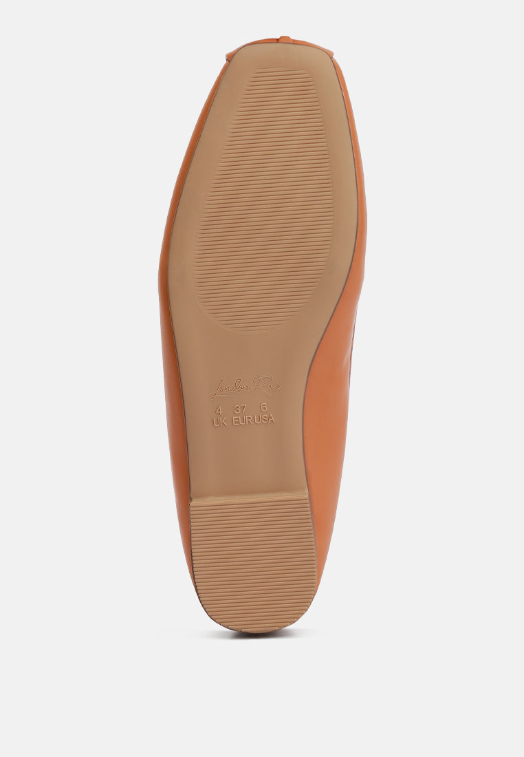 Leina Recycled Faux Leather Ballet Flats - Image 5