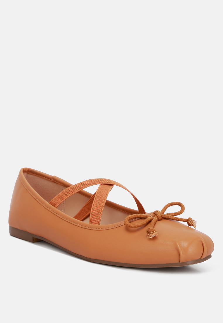 Leina Recycled Faux Leather Ballet Flats - Image 2