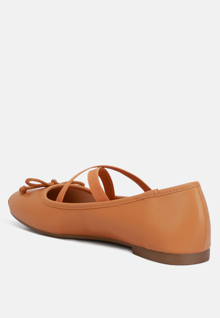 Leina Recycled Faux Leather Ballet Flats - Image 3
