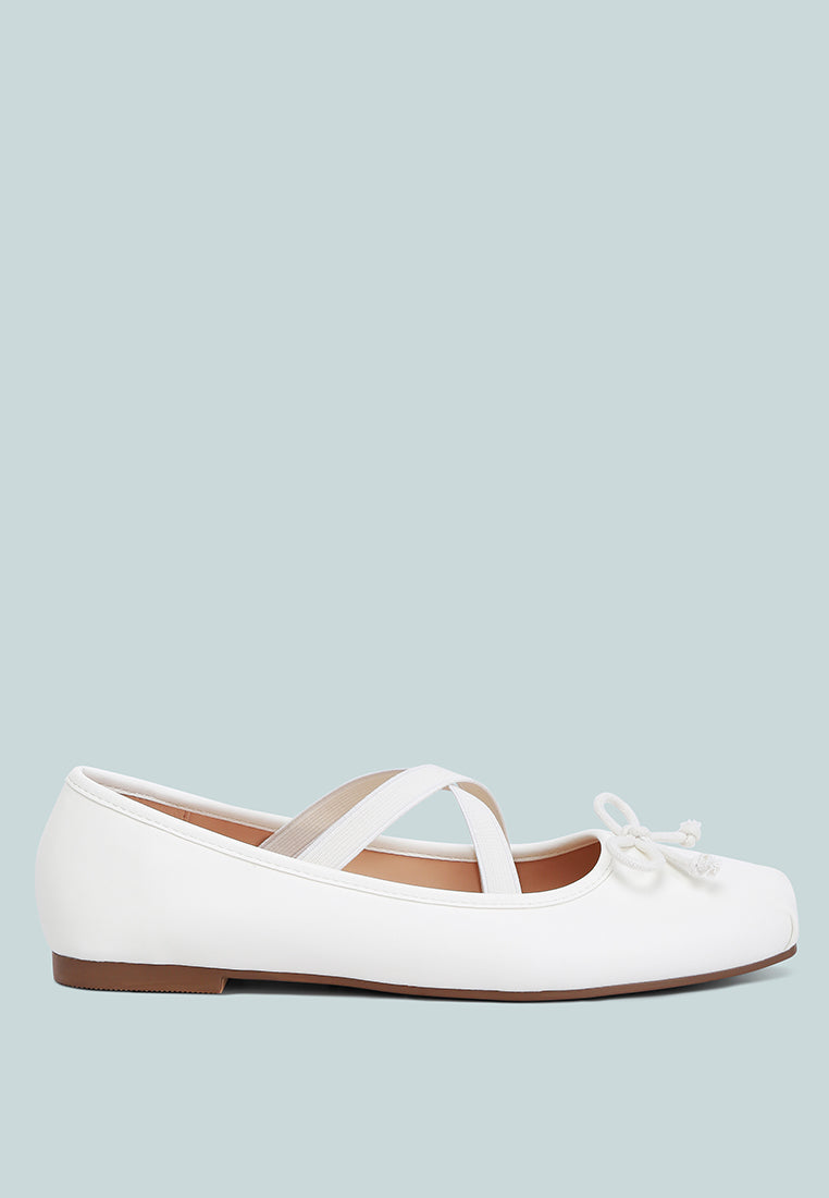 Leina Recycled Faux Leather Ballet Flats - Image 9
