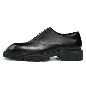 Men’s Breathable Square Toe Oxford Lace Up Dress Shoes