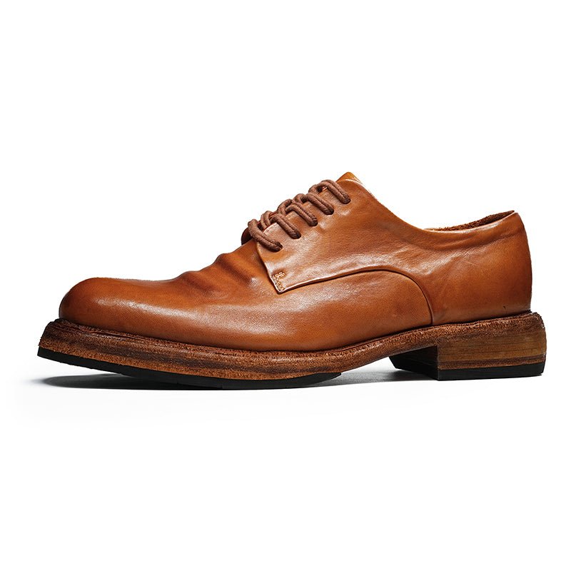 Men’s Heritage Calfskin Lace Up Derby Shoes - Image 14