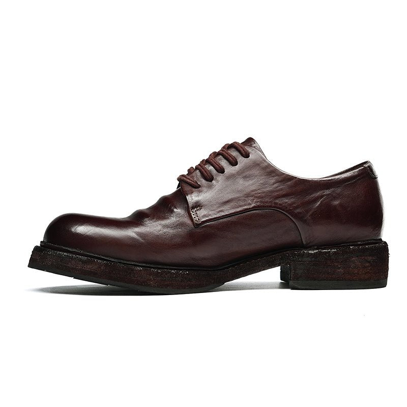 Men’s Heritage Calfskin Lace Up Derby Shoes - Image 19
