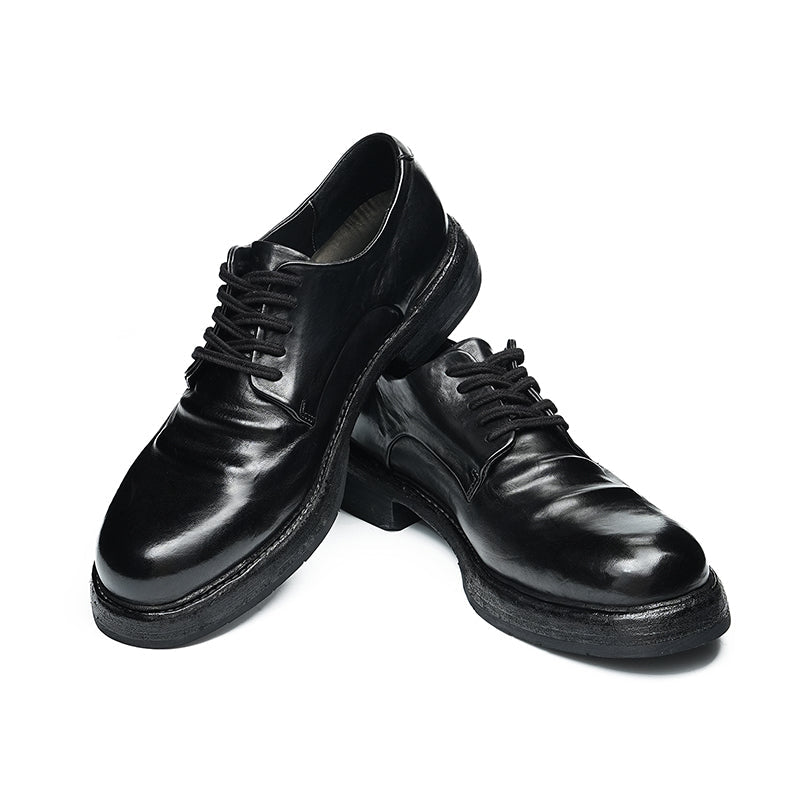 Men’s Heritage Calfskin Lace Up Derby Shoes - Image 2