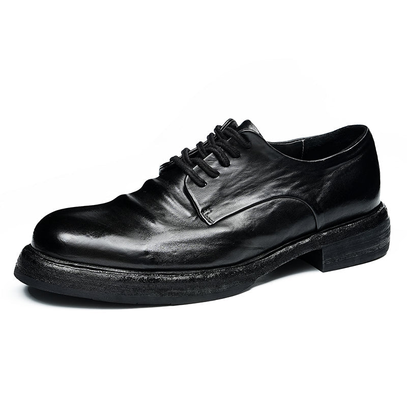 Men’s Heritage Calfskin Lace Up Derby Shoes - Image 4