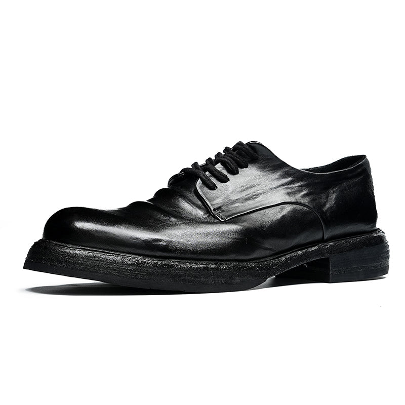 Men’s Heritage Calfskin Lace Up Derby Shoes - Image 3