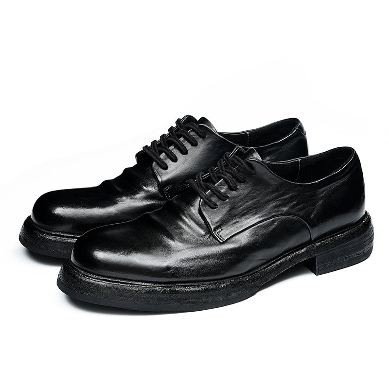 Men’s Heritage Calfskin Lace Up Derby Shoes - Image 5