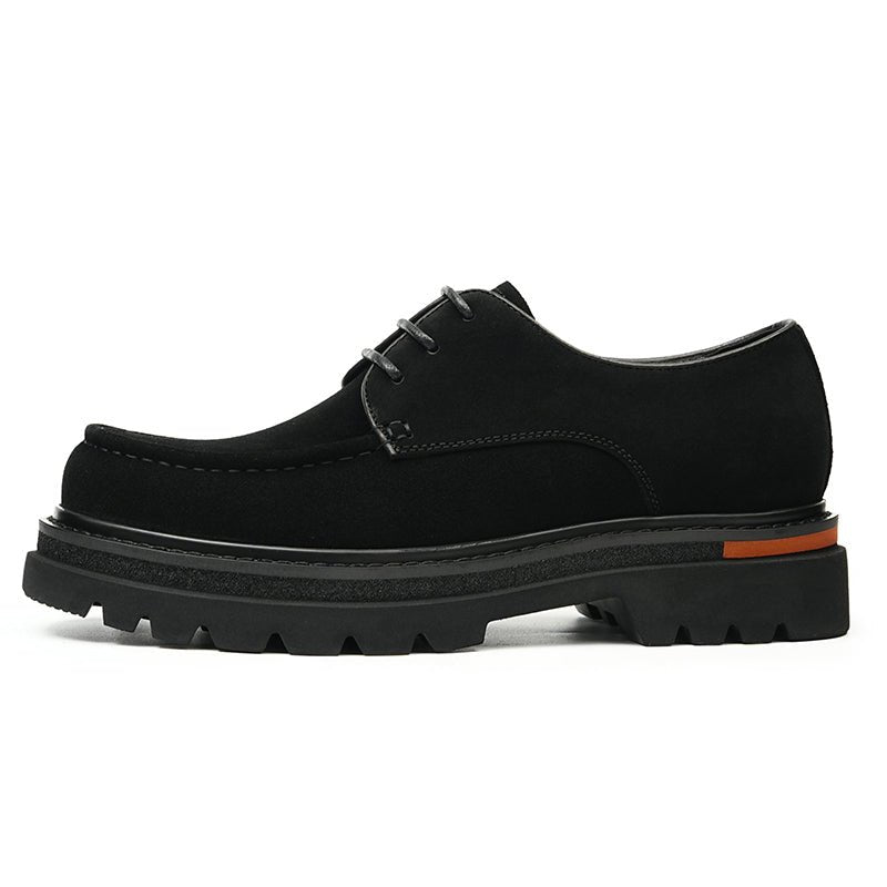 Men’s Suede Derby Shoes with Rugged Business Sole - Image 10