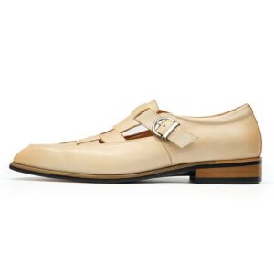 Men’s Woven Leather Coastal Sandals