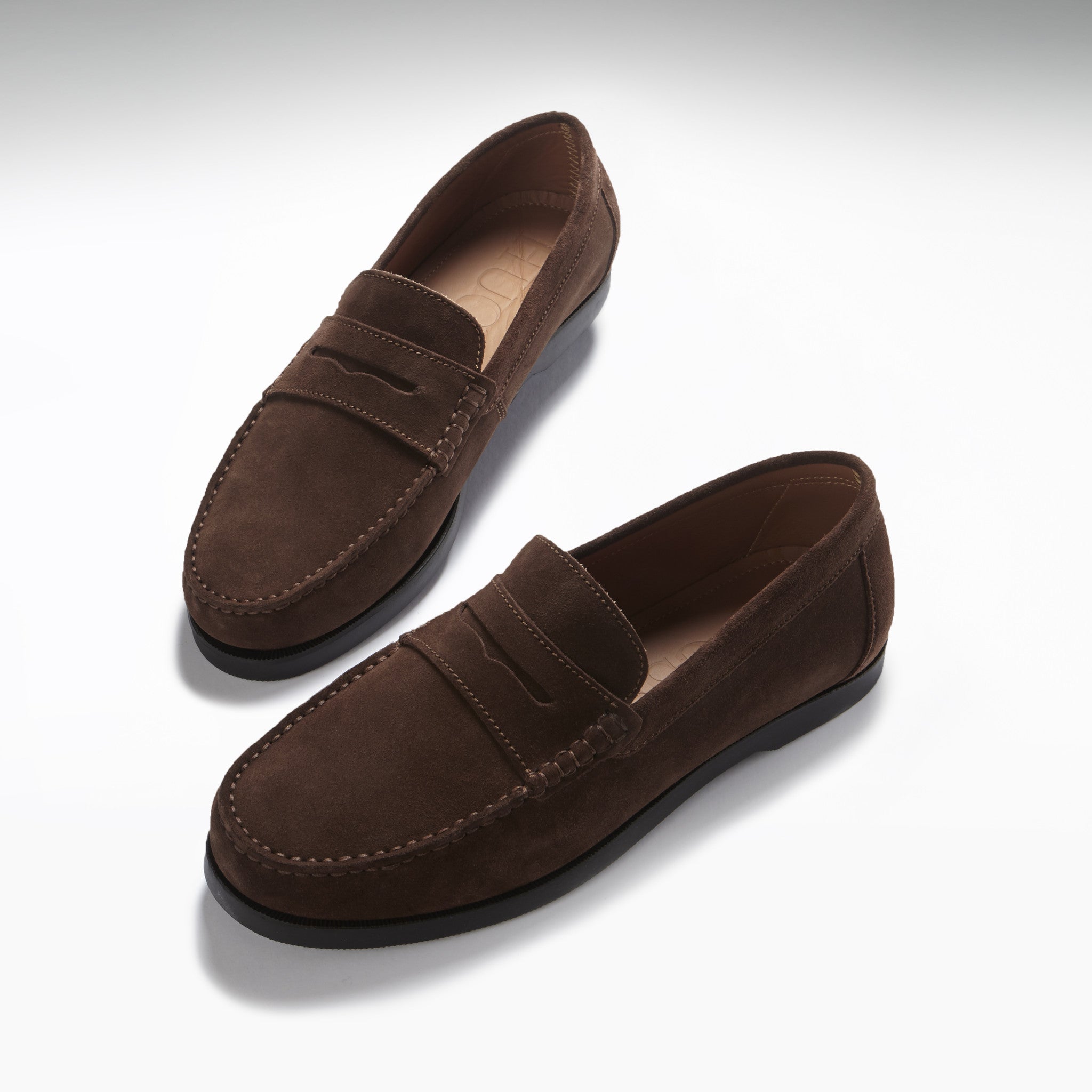 Boat Loafers, brown suede - Image 2