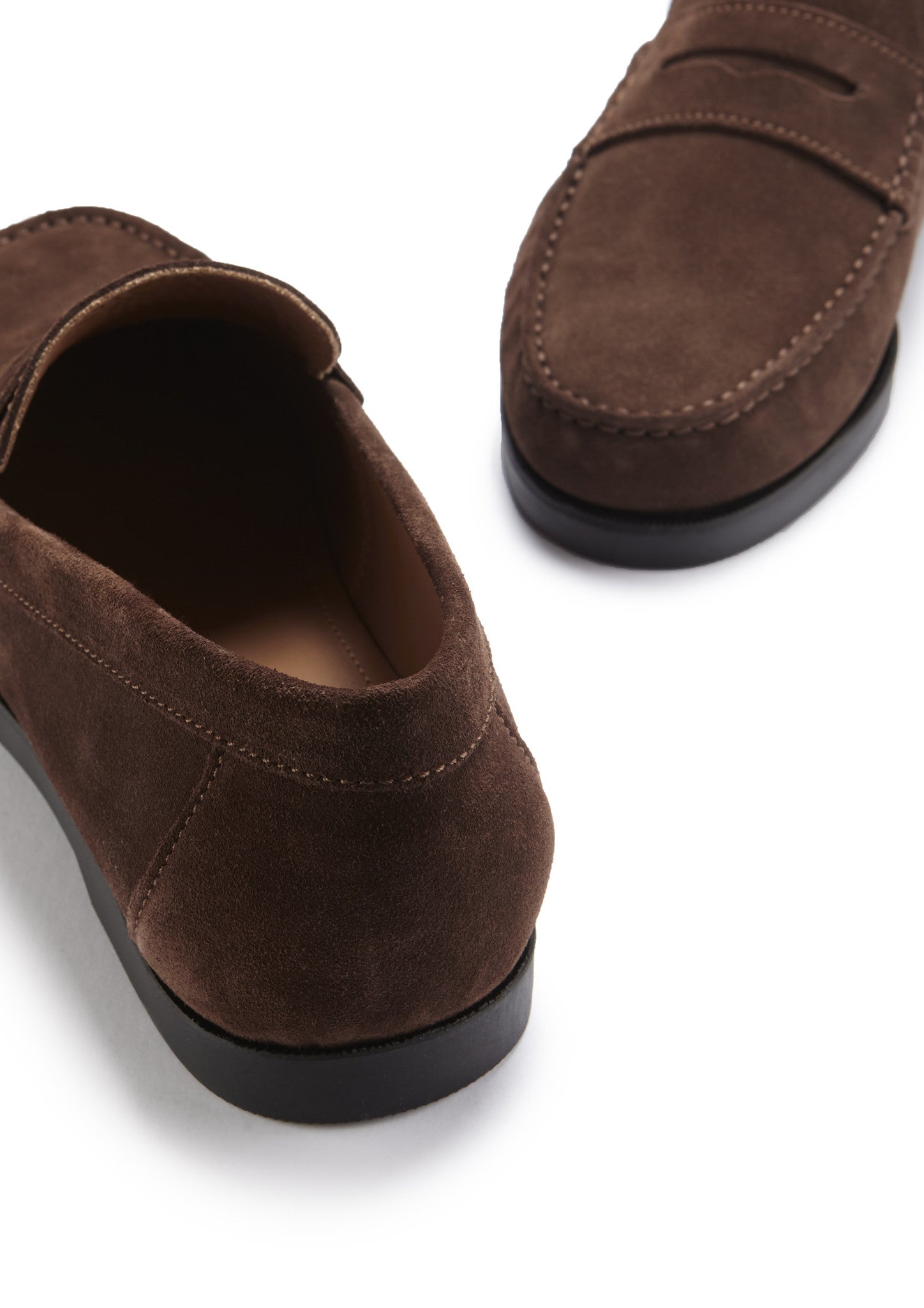 Boat Loafers, brown suede - Image 4