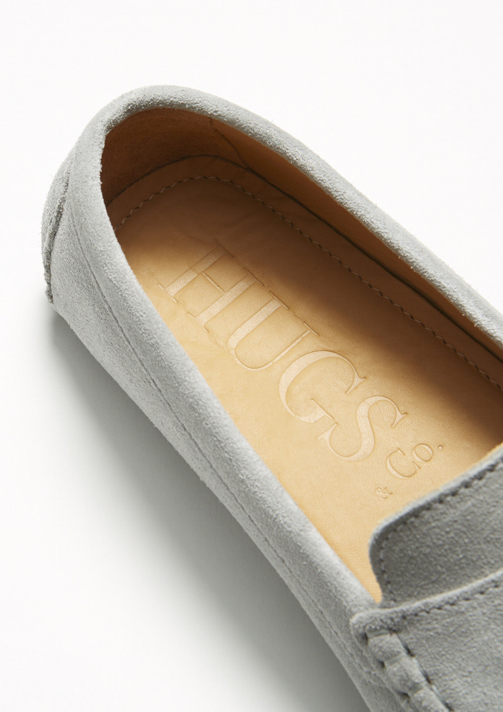 Penny Driving Loafers, dove grey suede - Image 5
