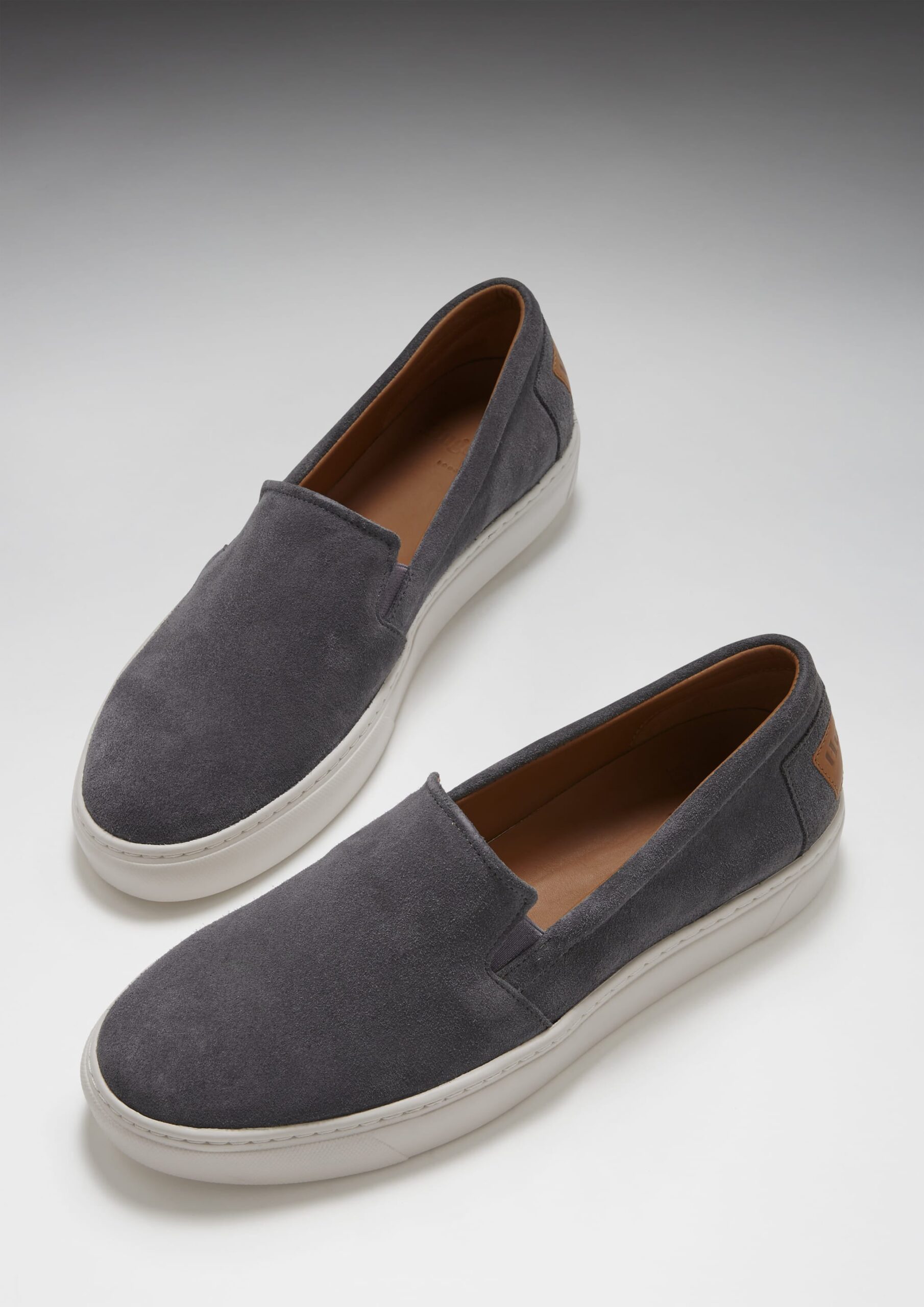 Slip-on Sneakers, slate grey suede - Image 2
