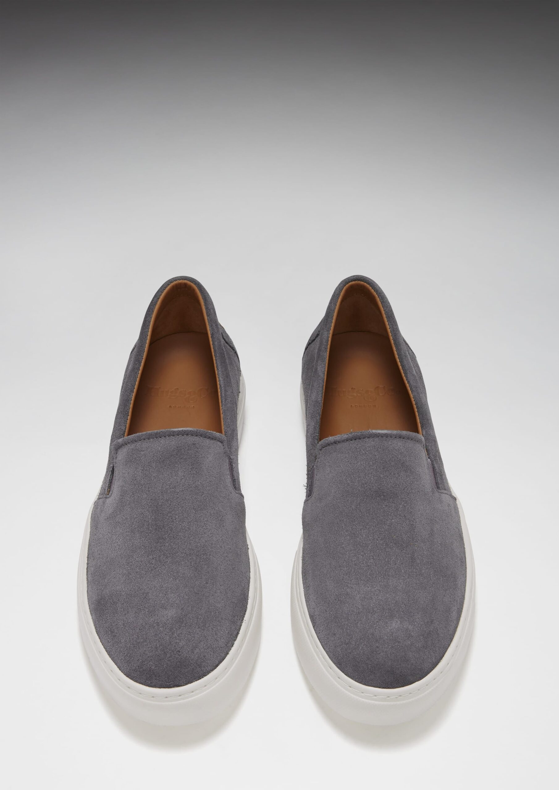 Slip-on Sneakers, slate grey suede - Image 3