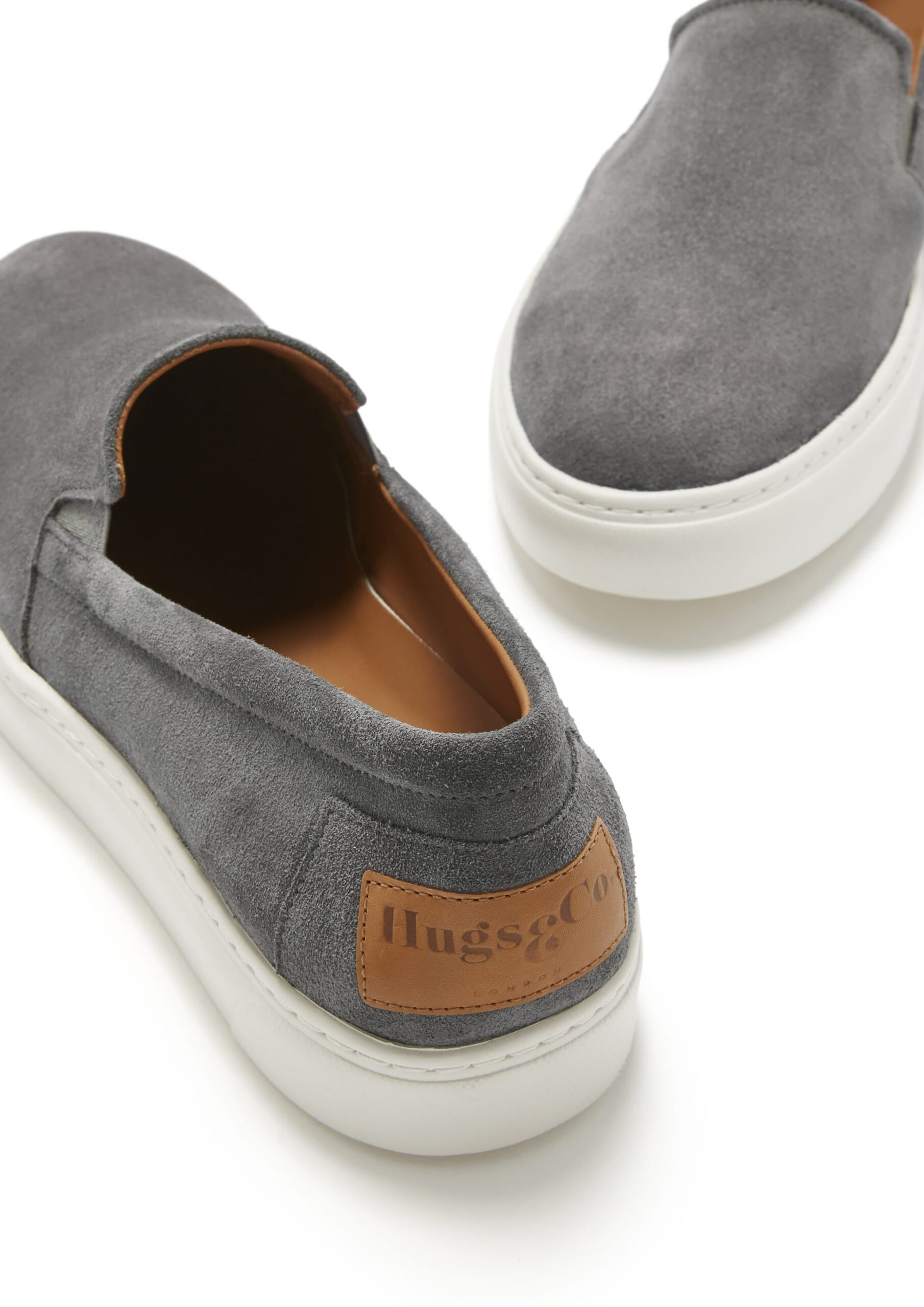 Slip-on Sneakers, slate grey suede - Image 4