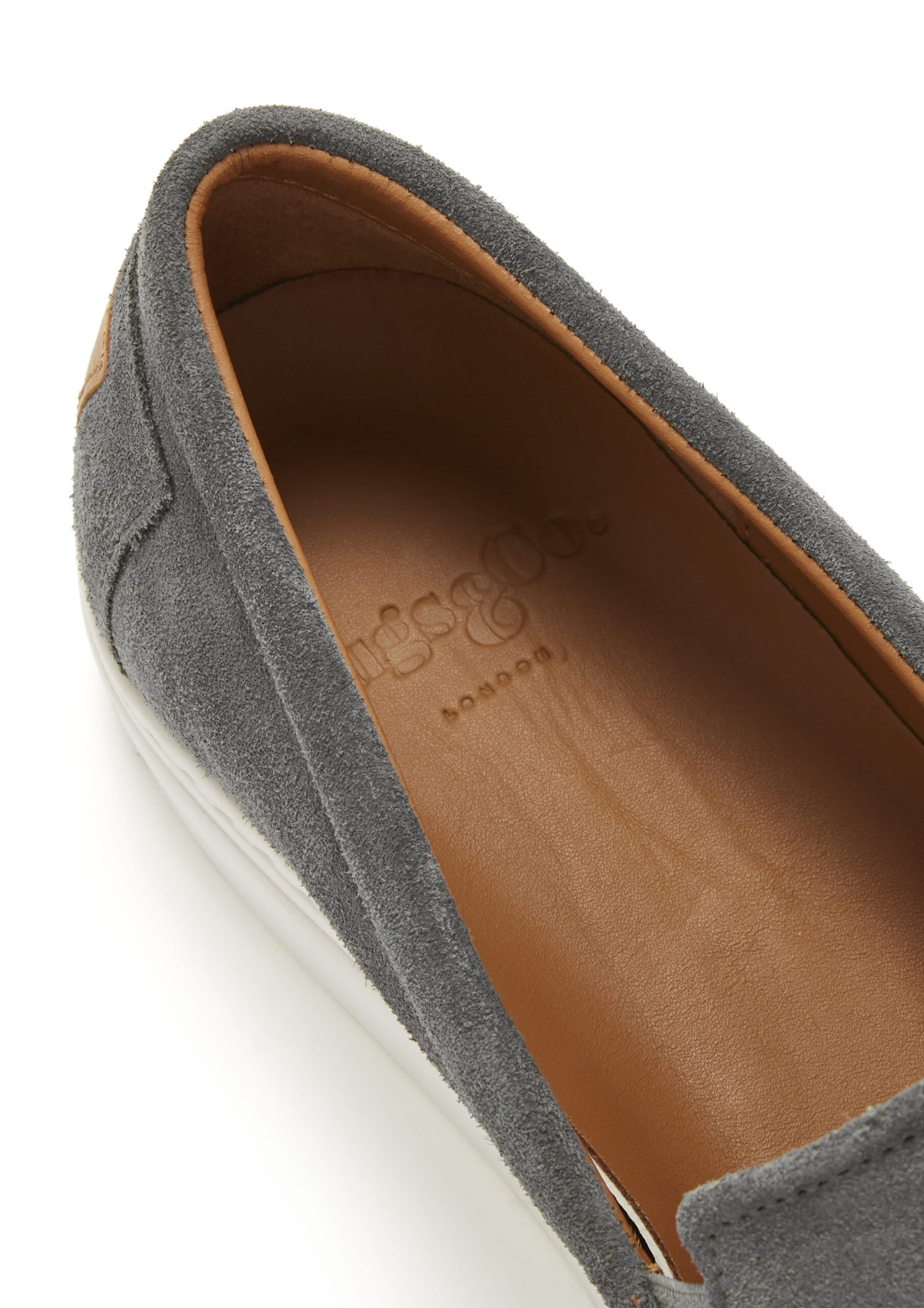 Slip-on Sneakers, slate grey suede - Image 5