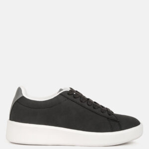 Minky Lace Up Casual Sneakers