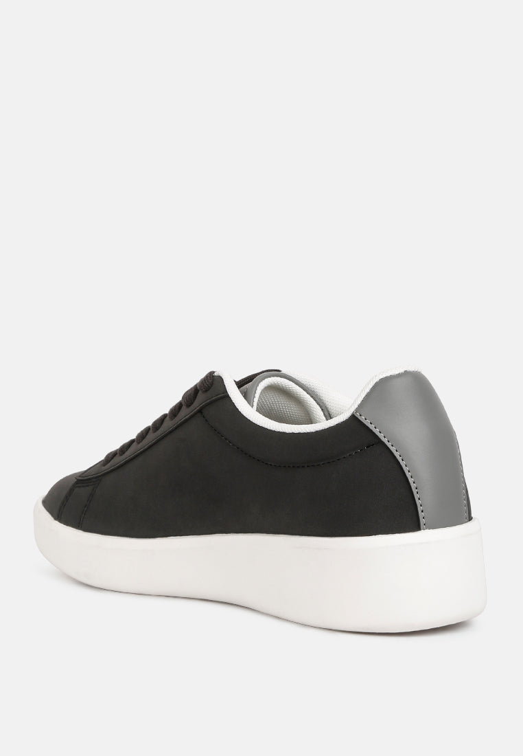Minky Lace Up Casual Sneakers - Image 3