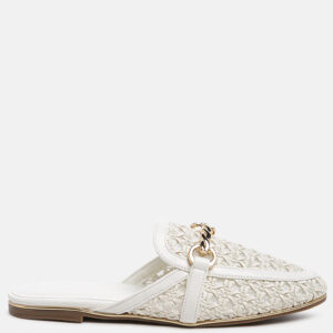 Ophelia Lattice Edge Woven Flat Mules