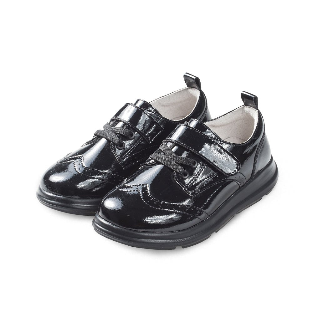 Posh Kids Soft Sole Leather Brogue School Shoes - Image 2