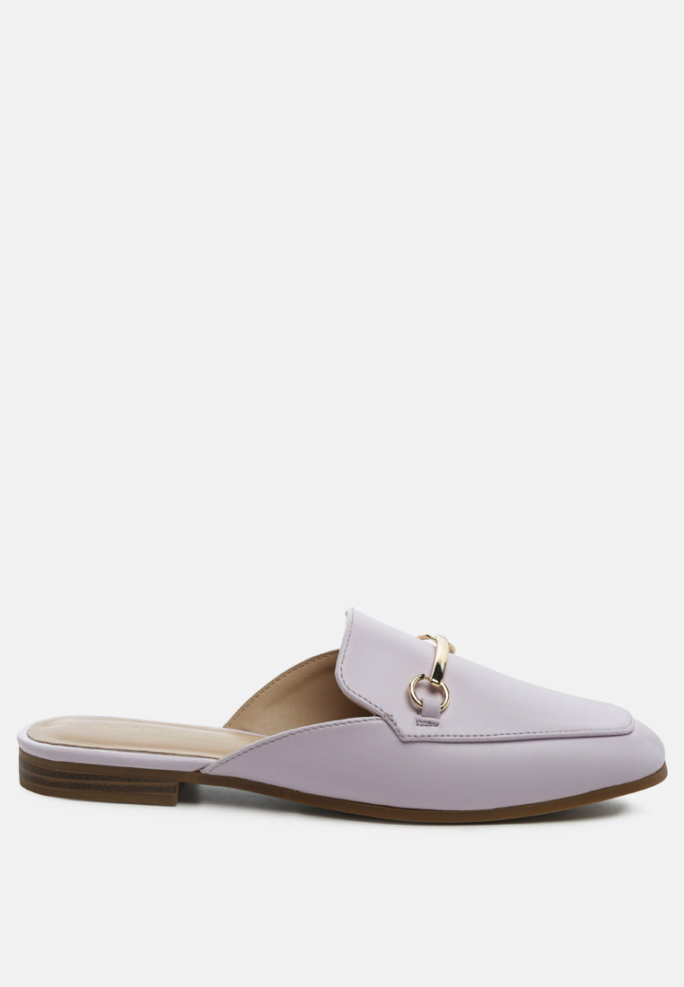 Vasiliki Faux Leather Flat Mules - Image 16